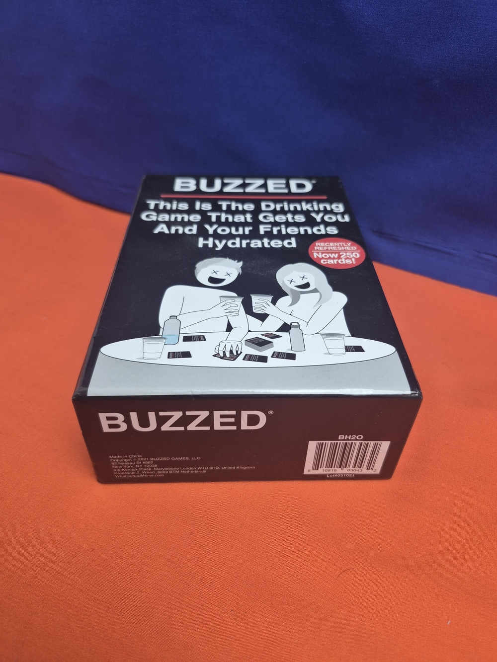 BUZZED Drinking Game Card Deck - Black